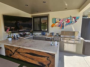 Outdoor kitchen