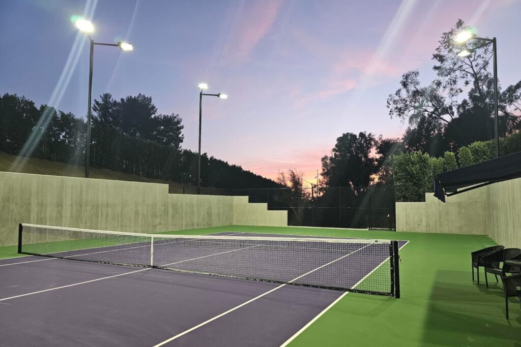 The Eleven at sunset