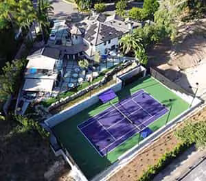 The TenniSphere aerial view